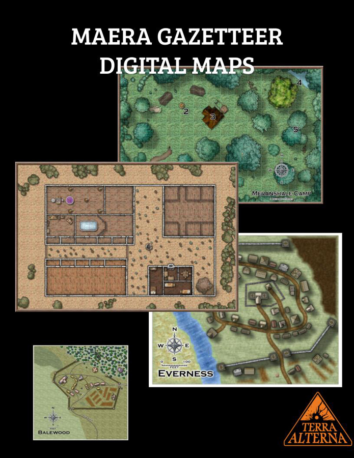 Maera digital map image